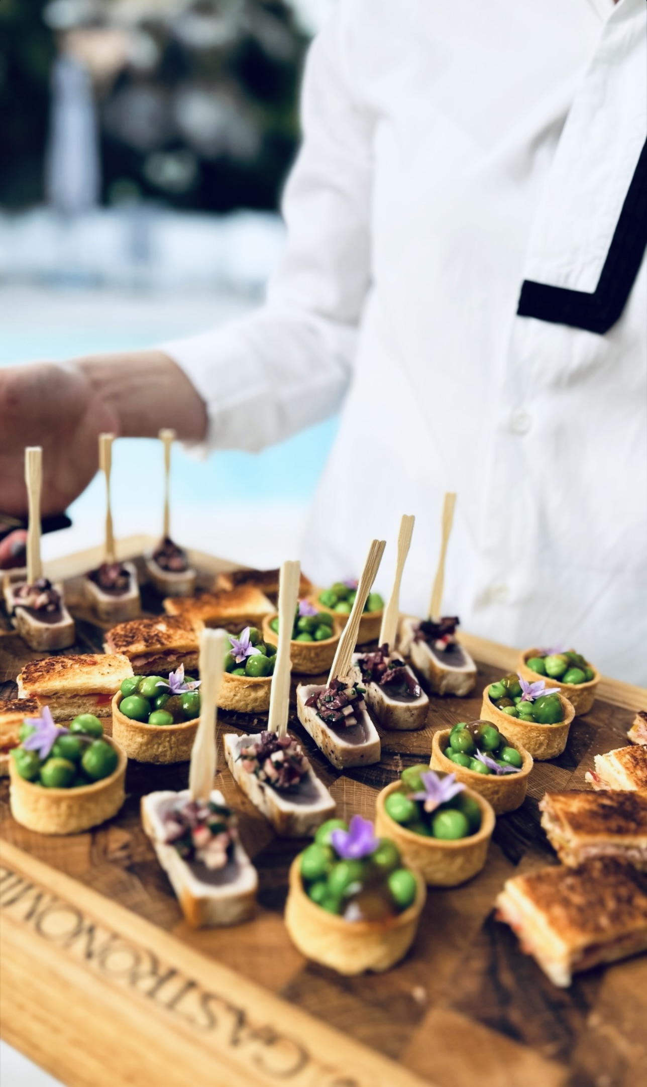 Création culinaire pour une réception événementielle
