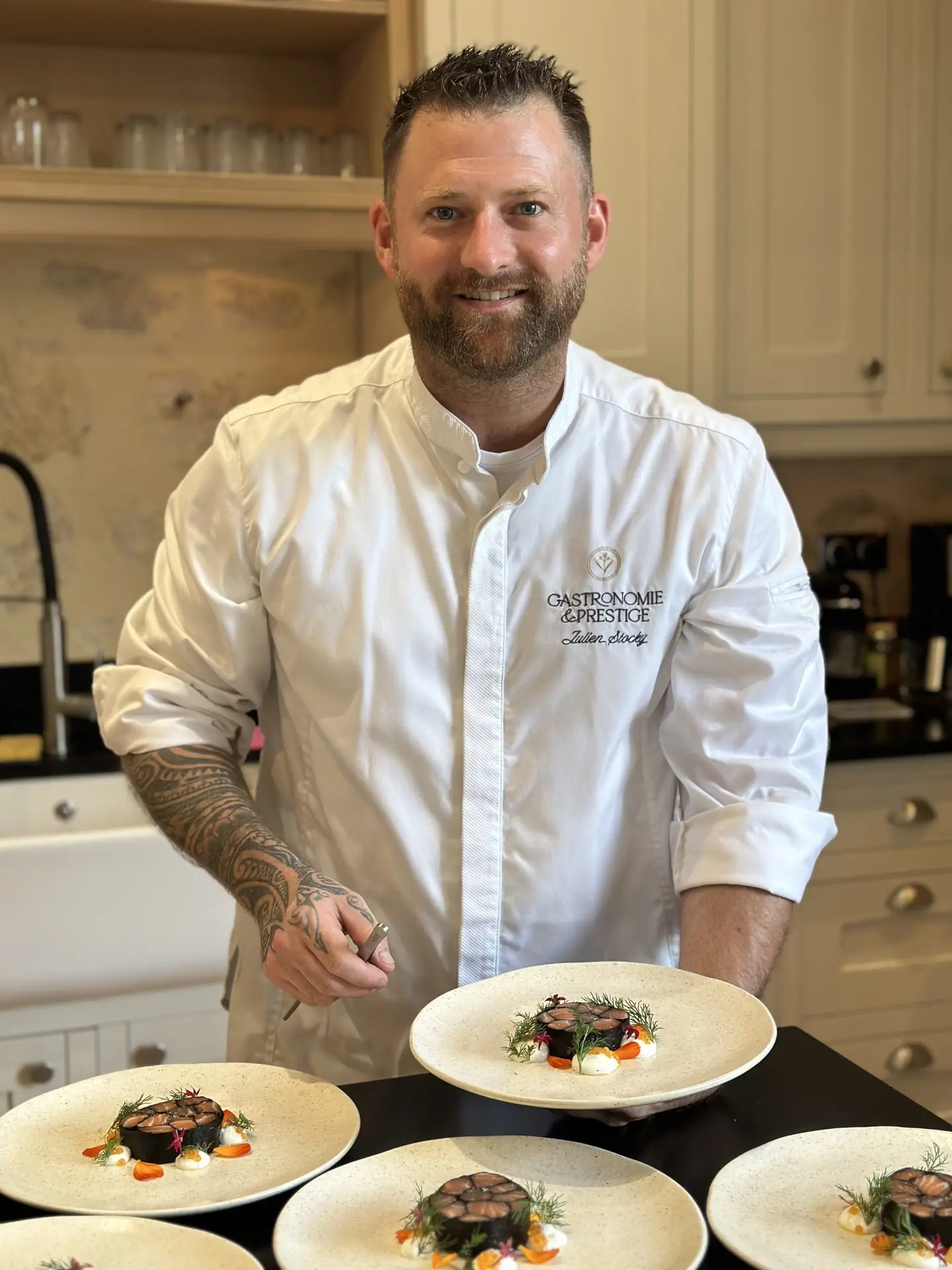 Julien Stocky, chef privé à domicile sur le Bassin d’Arcachon
